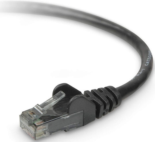 Belkin U/UTP Cat.6 (Gigabit) Καλώδιο Δικτύου Ethernet Μαύρο