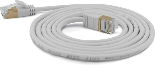 Wantec S/FTP Cat.7 Ethernet Network Cable 1m Gray 1pcs