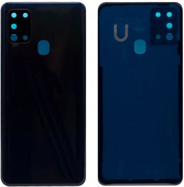 Samsung Galaxy A21s Капак За Батерия И Обектив Черен Клас А