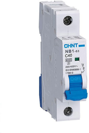 Chint Αυτόματη Ασφάλεια 40α 230v Καμπύλη C 6ka