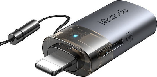 Mcdodo Μετατροπέας USB-A female σε Lightning male 1τμχ OT-7850