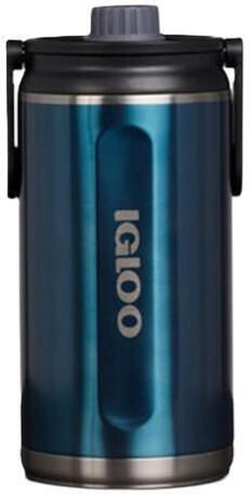 Igloo Handled Tumbler Θερμός Ανοξείδωτο 1.892lt Blue με Καλαμάκι και Λαβή