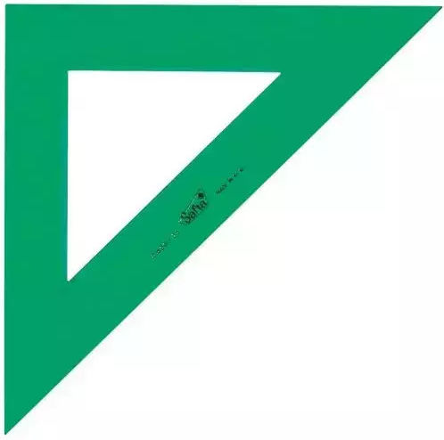 Equilateral Triangle Safta 810253 1-28 Green 10x20cm
