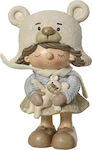 Christmas Figure Polyresin Girl Standing Assort...
