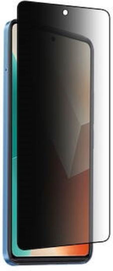 0.2mm Privacy Full Face Tempered Glass Μαύρο (Redmi Note 15 Pro 5G)