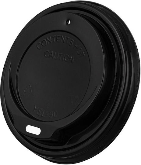 Капак За Отпиване 100 Бр 14-16oz 90mm Черен