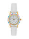 Perfect Kids Analog Watch with Leather Strap White