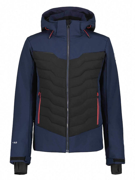 Icepeak Men's Soft Shell Ski & Snowboard Jacket Blue 57820542-390