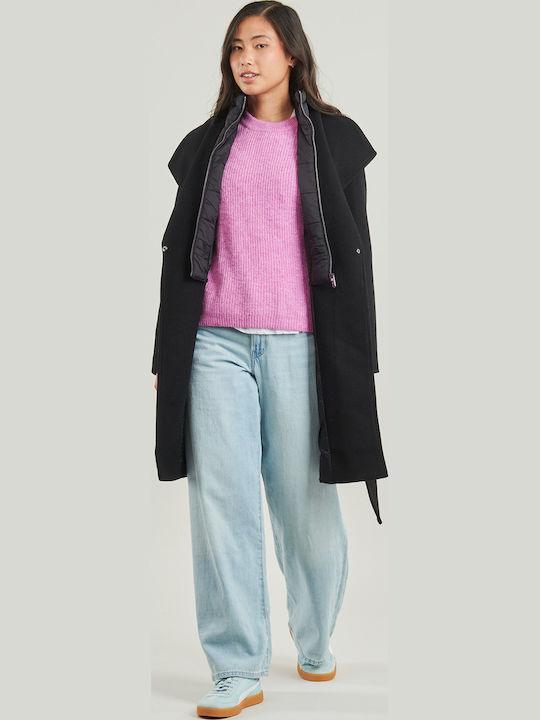Vero Moda Damen Schwarz Mantel