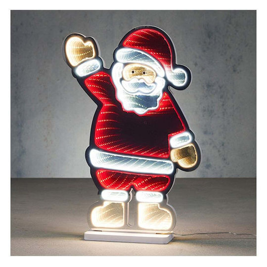 Leuchtender Dekorativer Weihnachtsmann Rot 40cm
