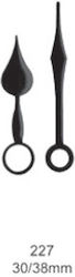 Metal Clock Hand 30/38mm Black