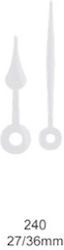 Metal Clock Hand 27/36mm White