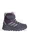 Kids Hiking Boots Terrex Trailmaker Waterproof with Velcro Purple