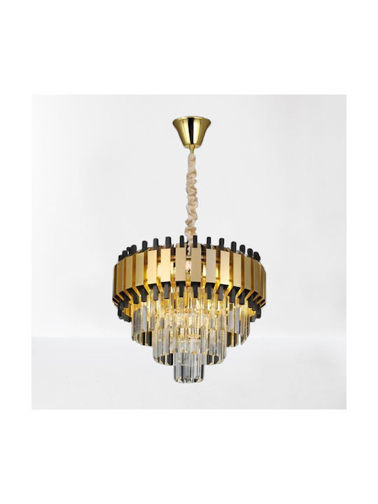Lightplanet Candelabru cu Cristale Auriu 522/500