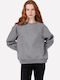 Women's Sweatshirt Hooded Grey