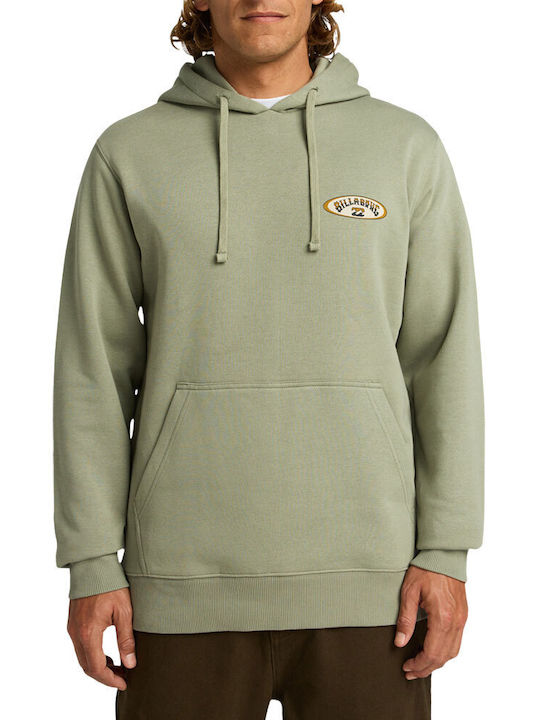 Billabong Foundation Φούτερ με Κουκούλα Grey Green