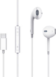 Mcdodo HP-6071 In-ear Handsfree Ακουστικά με Βύσμα USB-C Λευκό Mcdodo HP-6071 In-ear Handsfree Ακουστικά με Βύσμα USB-C Λευκό
