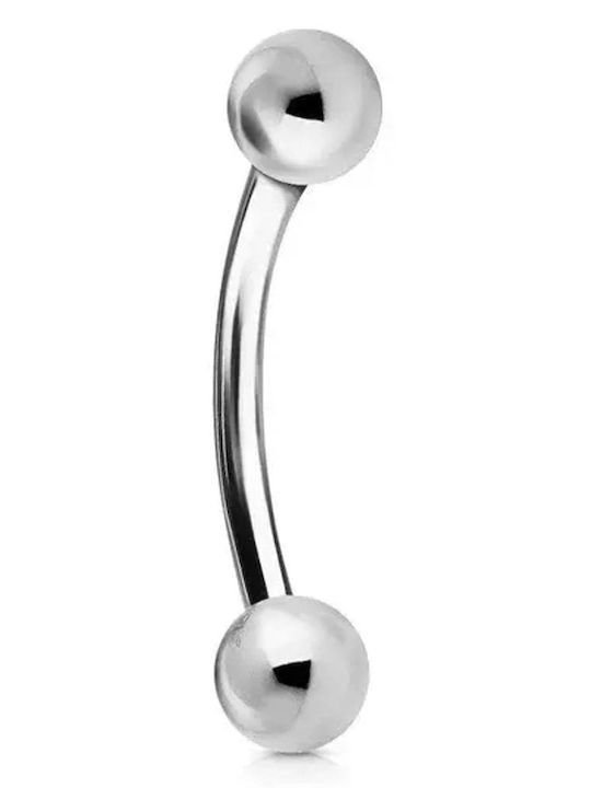 Nire Piercing-Ureche Mbară Din Oțel Inoxidabil Argintiu