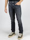 Anbass Men's Jeans Pants with Slim Fit Dark Grey Denim