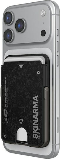 Skinarma MagSafe Suport Carduri Onyx în culoarea Negru