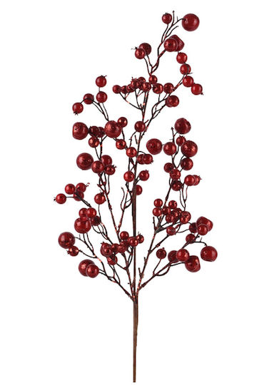 Kaemingk Crăciun Decorativ Sucursala Lungime 68cm. Fructe de pădure