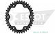 Esjot Pinion Spate Oțel 525 Negru 38 Dinți 50-29050-38