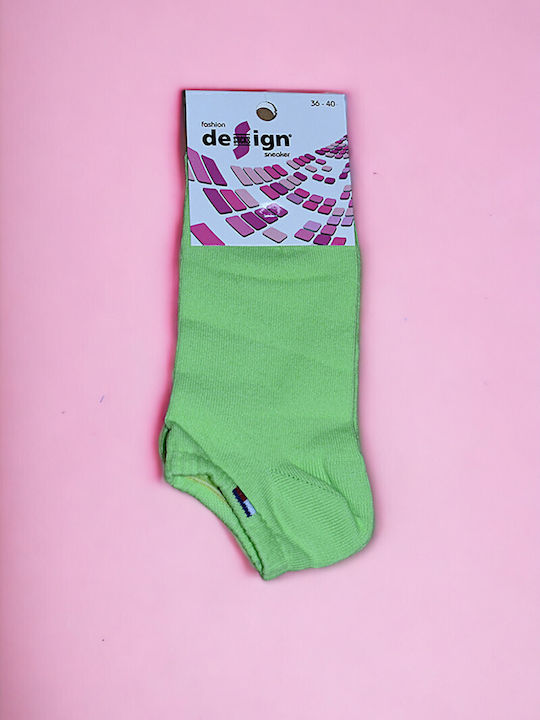 Design Дамски Чорапи Blue/Green 1Пакет