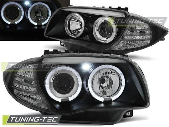 FK Front Lights Angel Eyes for BMW Series 1 / E87 2004-2011