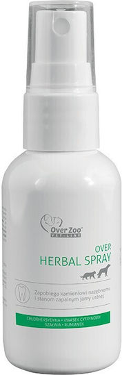 Over zoo Spray για Δόντια για Σκύλους & Γάτες κατά της Πέτρας & Πλάκας 50ml