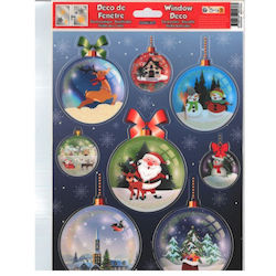 Weihnachtsaufkleber Fenster 3 Muster
