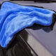 Microfibre Tuch Mikrofaser Reinigung für Kunststoffe im Innenbereich - Armaturenbrett Auto Blau 60x40cm
