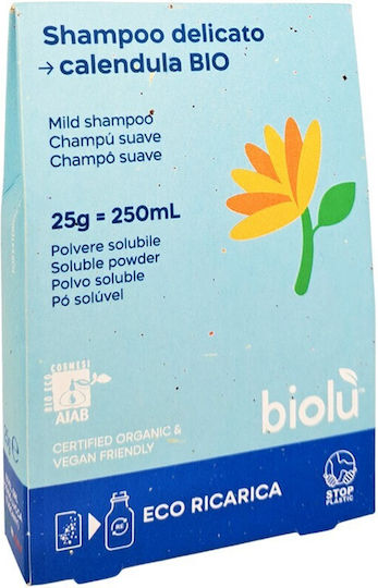 Biolu Organisches Calendula Pulver Shampoo 25g Nachfüllung