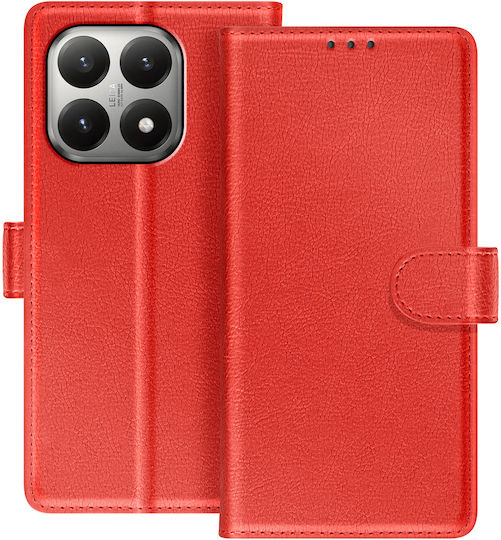 Avizar Wallet Case Xiaomi 15t Chesterfield Series Stand Function Red