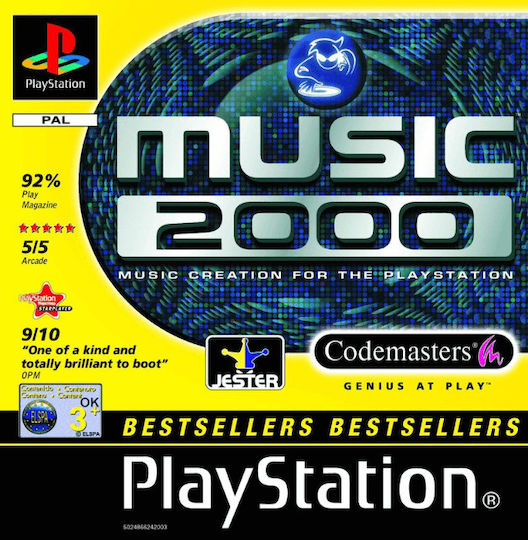 Music 2000 Best Sellers Edition PS1 Game (Used)