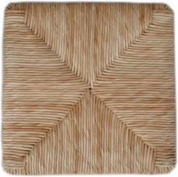 Wooden Seat 37x37cm Brown