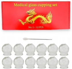 Tcm Poland Glass Fire Suction Cups No.1 30mm Set 12