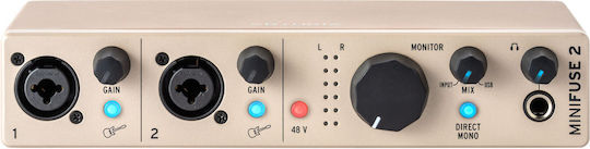 Arturia MiniFuse 2 Εξωτερική Επαγγελματική Κάρτα Ήχου με Σύνδεση USB