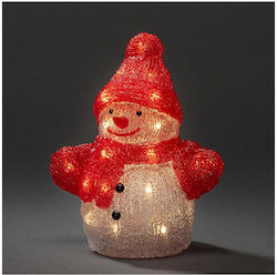 Figurină de Crăciun Iluminată Konstsmide Om De Zăpadă 24 Leduri 22,5cm 6226-103