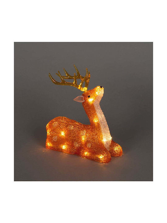 Figurină De Crăciun Iluminată Konstsmide Ren 24 Leduri 22cm 6215-103
