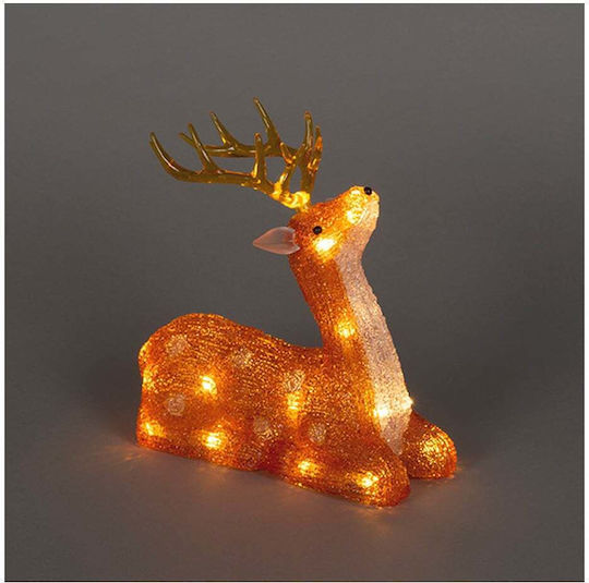 Figurină De Crăciun Iluminată Konstsmide Ren 24 Leduri 22cm 6215-103