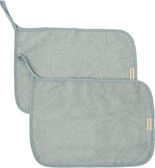 Bimbidreams Schultertücher Hellblau 25x35cm. 2Stück