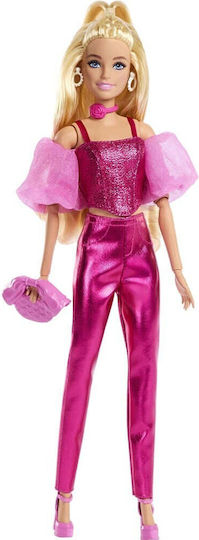 Barbie Deluxe Style Metallic Pink With Blonde Hair For 3+ Years