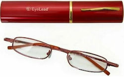Eyelead Reading Glasses +0.50 Pocket in Red color 2176811 Eyelead Reading Glasses +0.50 Pocket in Red color 2176811