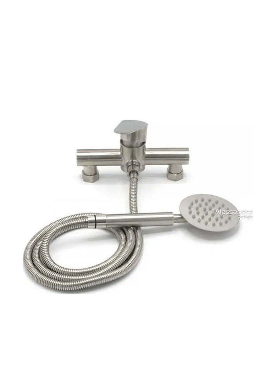 Alista Home Retro Mischung Bade- / Duscharmatur Badewanne Komplettes Set Gray Alista Home Retro Mischung Bade- / Duscharmatur Badewanne Komplettes Set Gray