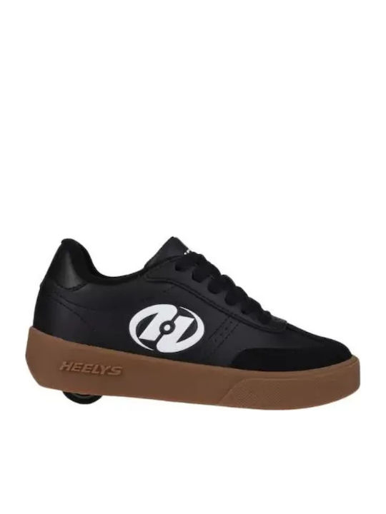 Παιδικά Sneakers με Ροδάκια Μαύρα