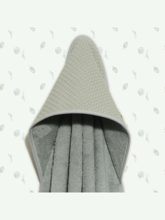 Baby Oliver Baby Bath Towel Hooded 75x75cm