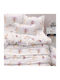 Borea Duvet Crib Magic Garden Lilac 110x140cm