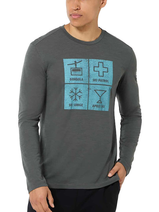 Langarm-Pullover Gray