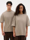 Men's Short Sleeve Gray T-Shirt Petra