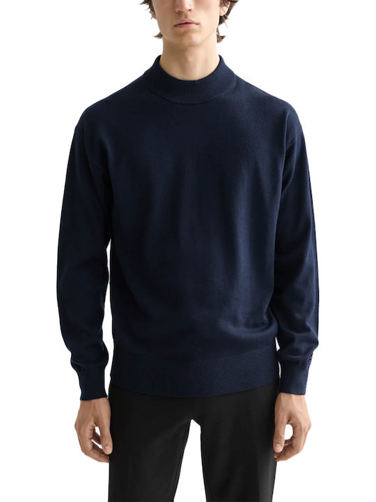 Scotch & Soda Core Herrenblusen Langarm Blau